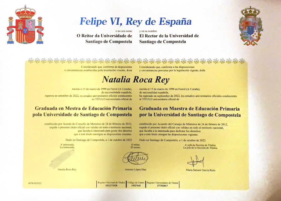 Título de Grado en Educación Primaria